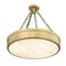 Z-Lite Anders Semi Flush Mount, 3-Light, 22 In.W x 21.25 In.H, Rubbed Brass/marbling 1944SF22-RB-LED - alternate 4